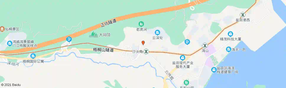 深圳沙头角社康_公交站地图_深圳公交_妙搜公交查询2025