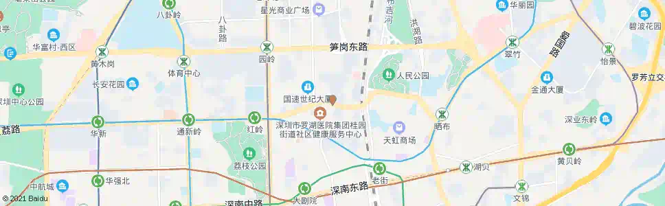 深圳红桂路东_公交站地图_深圳公交_妙搜公交查询2025