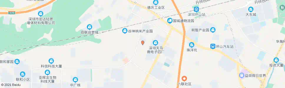 深圳鸿源工业区_公交站地图_深圳公交_妙搜公交查询2025
