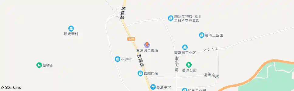 深圳葵涌新市场_公交站地图_深圳公交_妙搜公交查询2025