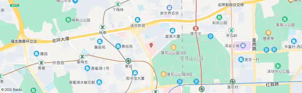 深圳北大医院1_公交站地图_深圳公交_妙搜公交查询2025