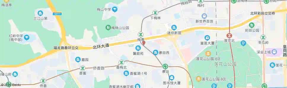 深圳紫薇阁总站_公交站地图_深圳公交_妙搜公交查询2025