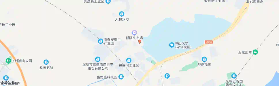 深圳新羌居委_公交站地图_深圳公交_妙搜公交查询2025