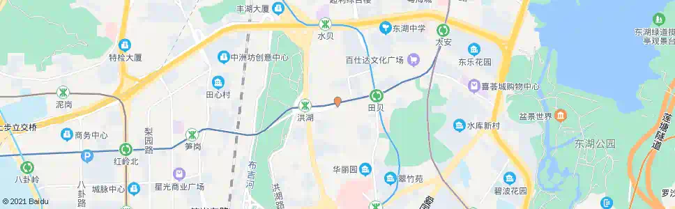 深圳田贝四路_公交站地图_深圳公交_妙搜公交查询2025