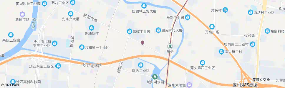 深圳沙松路口_公交站地图_深圳公交_妙搜公交查询2025