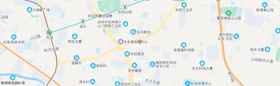 深圳松岗旧汽车站_公交站地图_深圳公交_妙搜公交查询2025