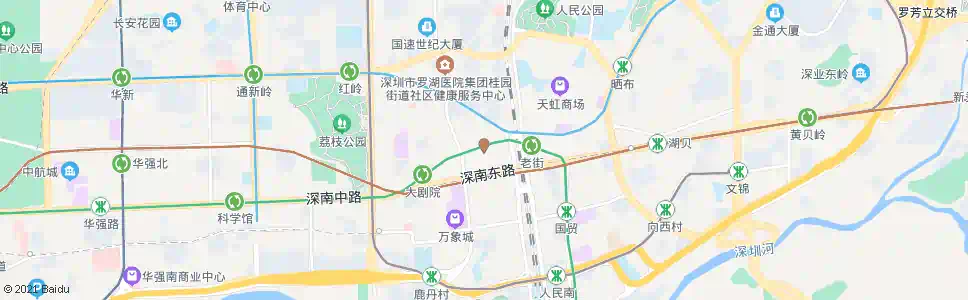 深圳中医院一门诊_公交站地图_深圳公交_妙搜公交查询2025