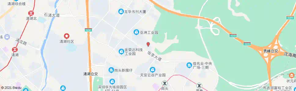 深圳风门坳科技工业园总站_公交站地图_深圳公交_妙搜公交查询2025