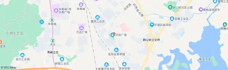 深圳开田科技园_公交站地图_深圳公交_妙搜公交查询2025