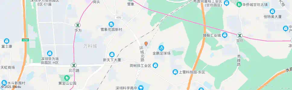 深圳上雪村总站_公交站地图_深圳公交_妙搜公交查询2025