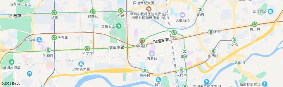 深圳大剧院站_公交站地图_深圳公交_妙搜公交查询2025