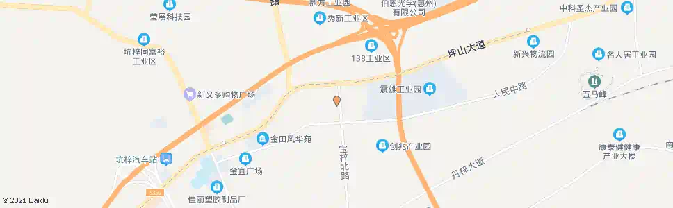 深圳坑梓第三工业区_公交站地图_深圳公交_妙搜公交查询2025