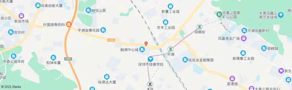 深圳山厦市场_公交站地图_深圳公交_妙搜公交查询2025