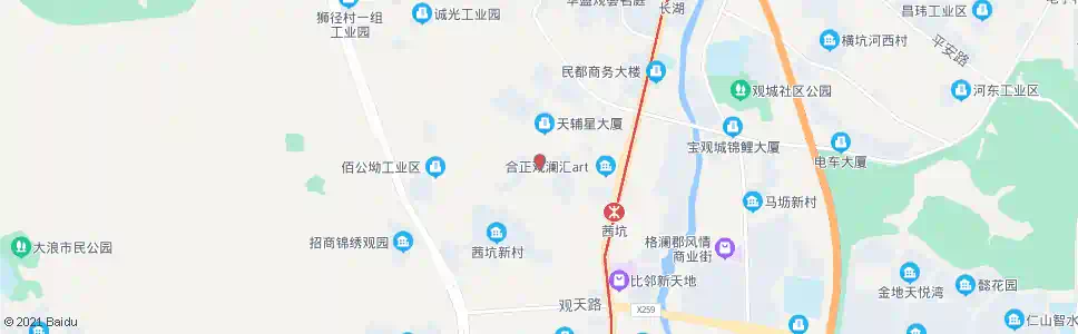深圳福苑工业区_公交站地图_深圳公交_妙搜公交查询2025