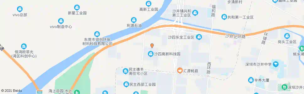 深圳沙二蓝天科技园_公交站地图_深圳公交_妙搜公交查询2025