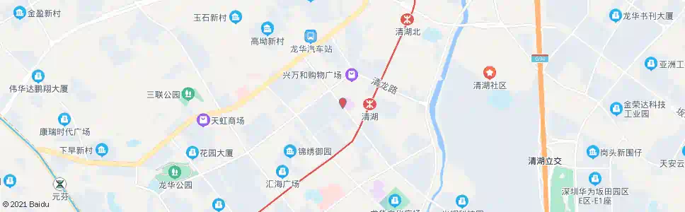 深圳365花园后门_公交站地图_深圳公交_妙搜公交查询2025