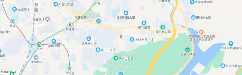 深圳南湾街道一办_公交站地图_深圳公交_妙搜公交查询2025