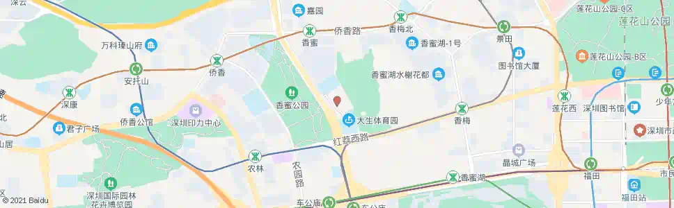 深圳市党校_公交站地图_深圳公交_妙搜公交查询2025
