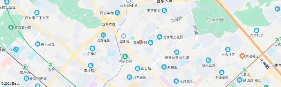 深圳西乡街道办_公交站地图_深圳公交_妙搜公交查询2025