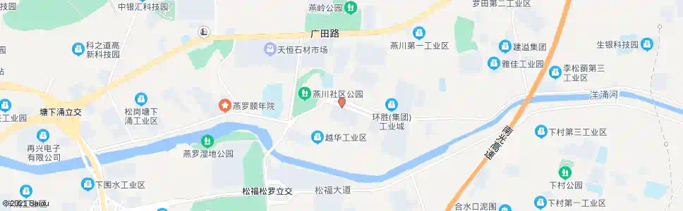 深圳燕罗街道办_公交站地图_深圳公交_妙搜公交查询2025