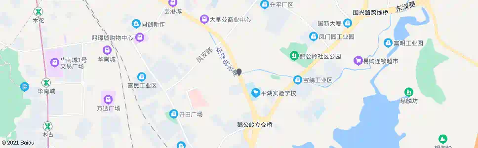 深圳鹅公岭_公交站地图_深圳公交_妙搜公交查询2025