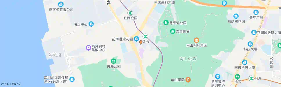 深圳前海兴海路口_公交站地图_深圳公交_妙搜公交查询2025