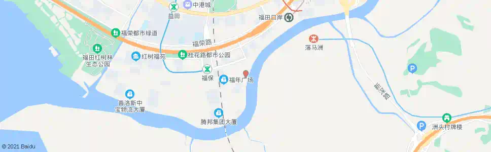 深圳福保社康中心_公交站地图_深圳公交_妙搜公交查询2025