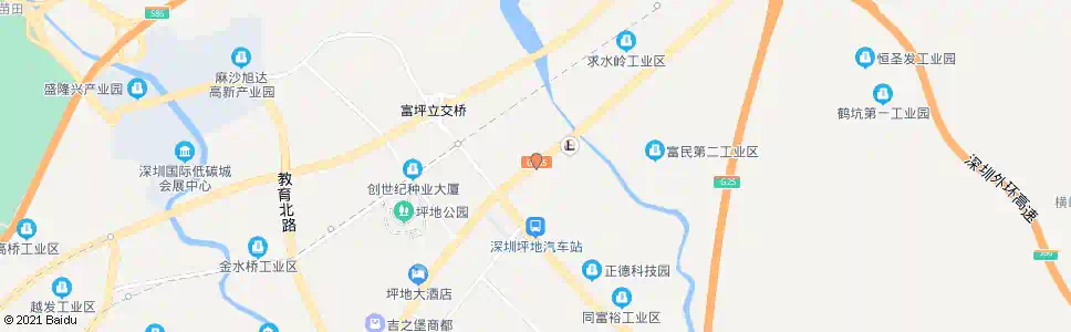 深圳坪东村天桥_公交站地图_深圳公交_妙搜公交查询2025