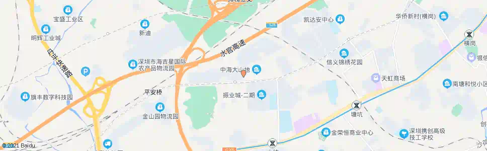 深圳六约新村东_公交站地图_深圳公交_妙搜公交查询2025