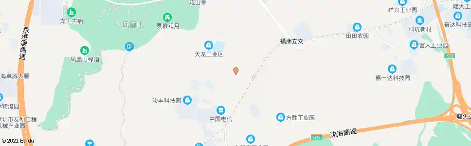 深圳黄麻布工业街_公交站地图_深圳公交_妙搜公交查询2025