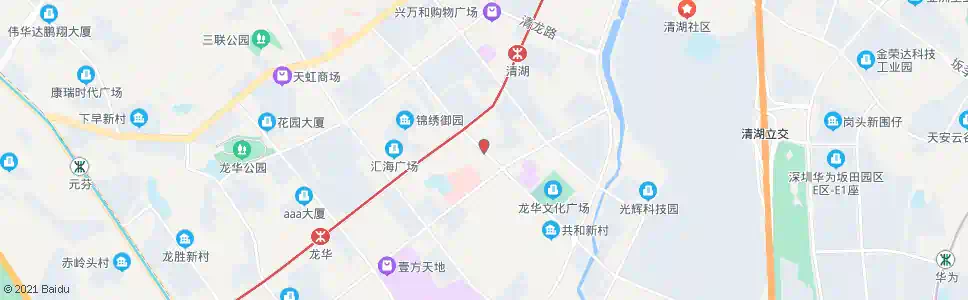 深圳龙华环保所_公交站地图_深圳公交_妙搜公交查询2025
