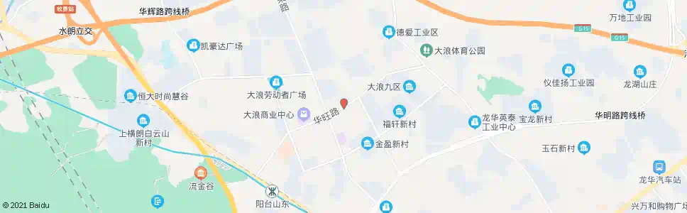 深圳华旺华昌工业区_公交站地图_深圳公交_妙搜公交查询2025