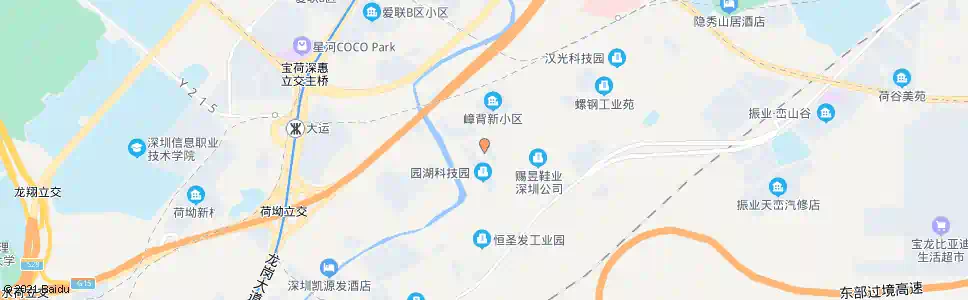 深圳嶂背步行街_公交站地图_深圳公交_妙搜公交查询2025