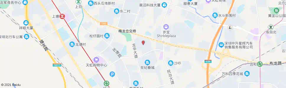 深圳金地梅陇镇_公交站地图_深圳公交_妙搜公交查询2025
