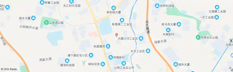 深圳同富工业区_公交站地图_深圳公交_妙搜公交查询2025