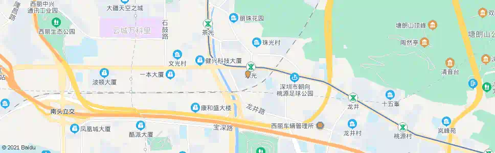 深圳龙辉花园1_公交站地图_深圳公交_妙搜公交查询2025
