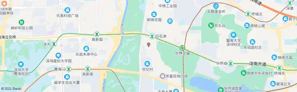 深圳南山中英文学校_公交站地图_深圳公交_妙搜公交查询2025