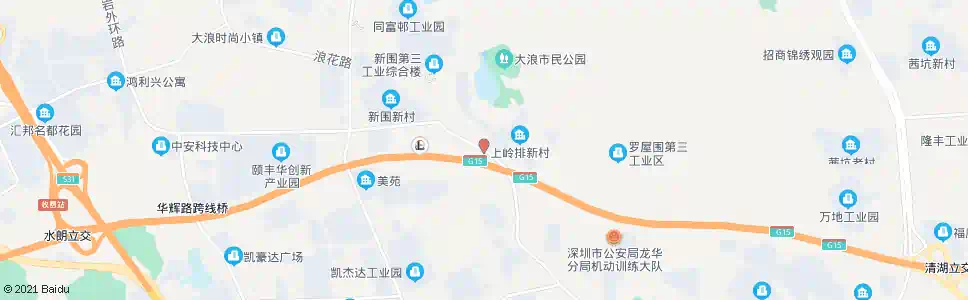 深圳大船坑_公交站地图_深圳公交_妙搜公交查询2025