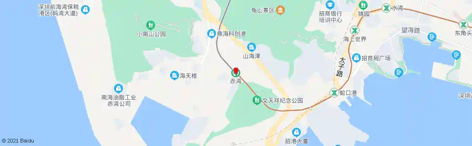 深圳赤湾地铁站_公交站地图_深圳公交_妙搜公交查询2025