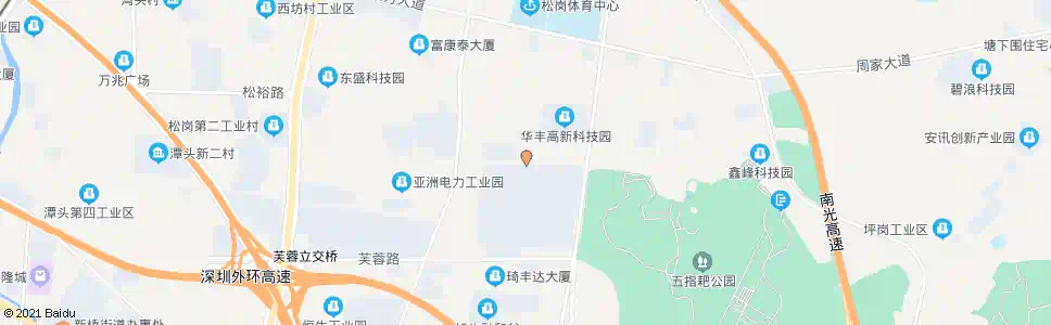 深圳华美路中_公交站地图_深圳公交_妙搜公交查询2025