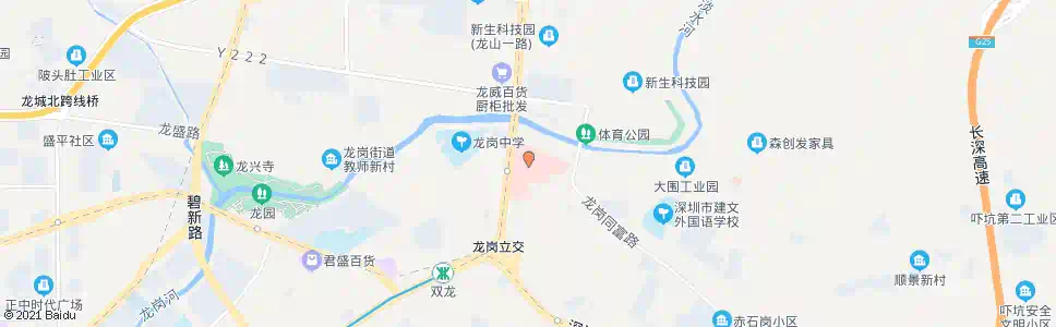 深圳龙岗中心医院_公交站地图_深圳公交_妙搜公交查询2025