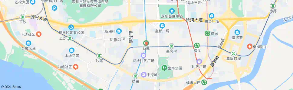深圳石厦站_公交站地图_深圳公交_妙搜公交查询2025
