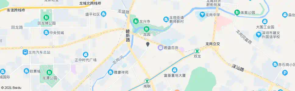 深圳龙园路口_公交站地图_深圳公交_妙搜公交查询2025