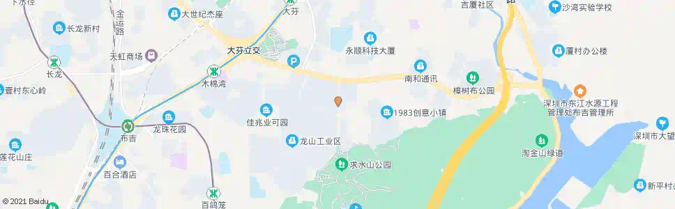 深圳南岭花园_公交站地图_深圳公交_妙搜公交查询2025
