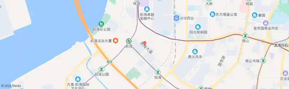 深圳前海合作区总站_公交站地图_深圳公交_妙搜公交查询2025