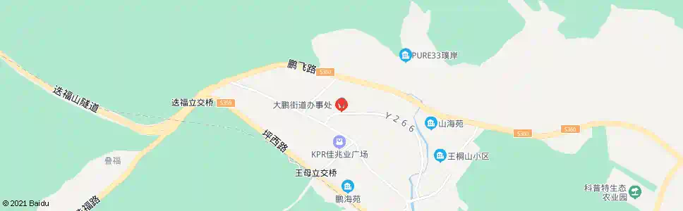 深圳大鹏办事处_公交站地图_深圳公交_妙搜公交查询2025