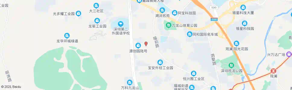 深圳观澜新塘村_公交站地图_深圳公交_妙搜公交查询2025