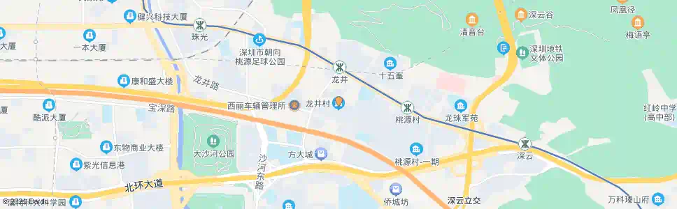 深圳坑梓井水龙村_公交站地图_深圳公交_妙搜公交查询2025