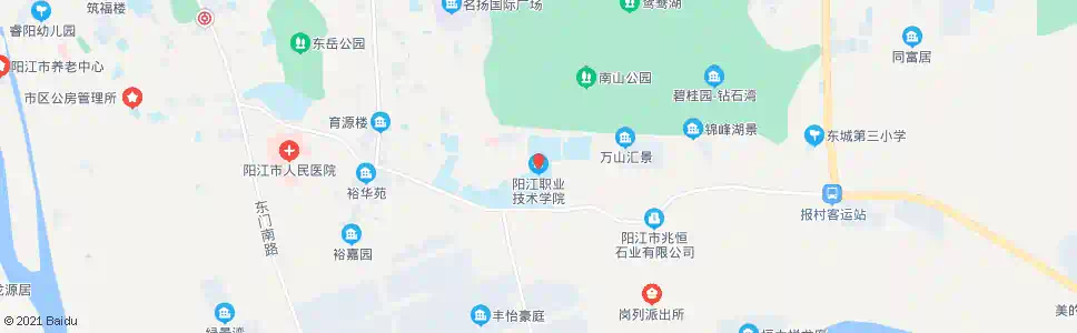 阳江职业技术学校_公交站地图_阳江公交_妙搜公交查询2025