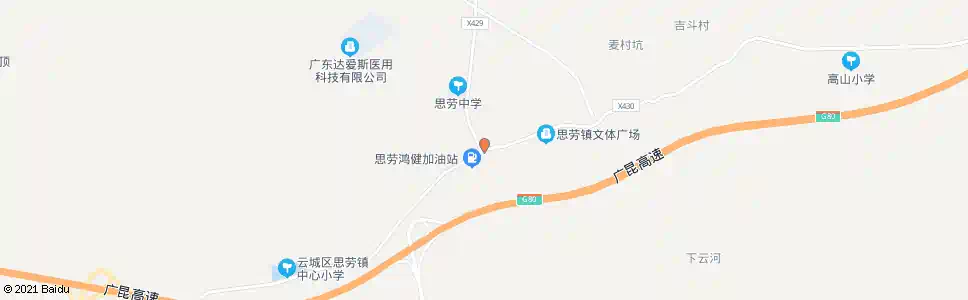 云浮思劳腰古_公交站地图_云浮公交_妙搜公交查询2025